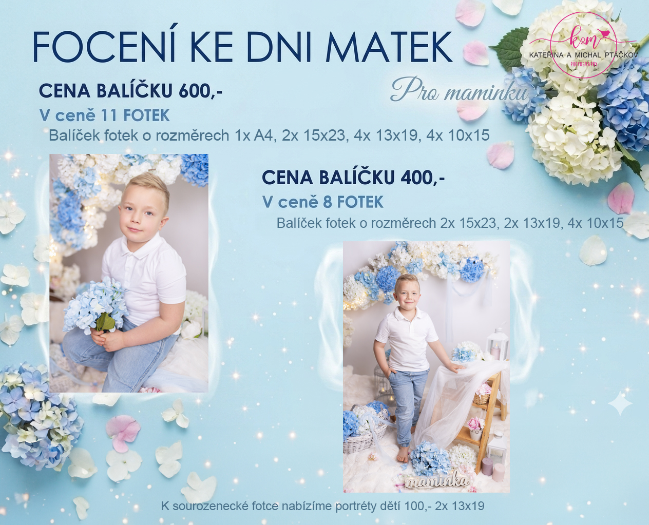 Jarní fotografování - pro chlapce i dívky